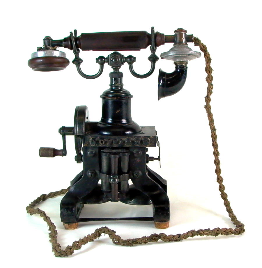 sehr schönes antikes Ericsson Skelett Telefon 1892